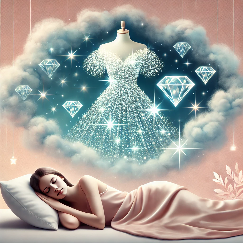 wearing-a-diamond-dress-in-dream image